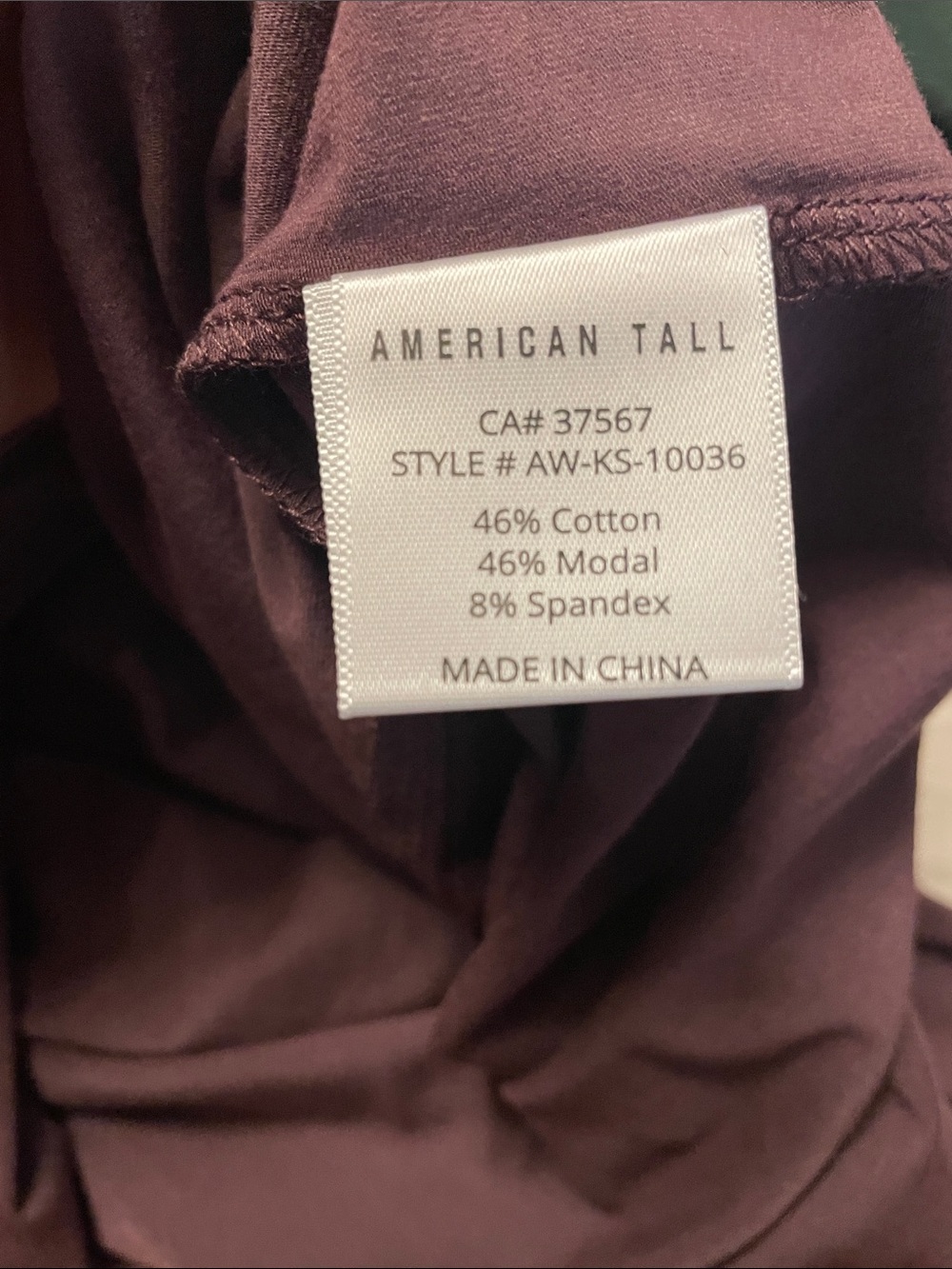 American Tall vneck tee - Picture 6 of 6